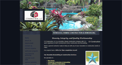 Desktop Screenshot of cvconstructionhawaii.com